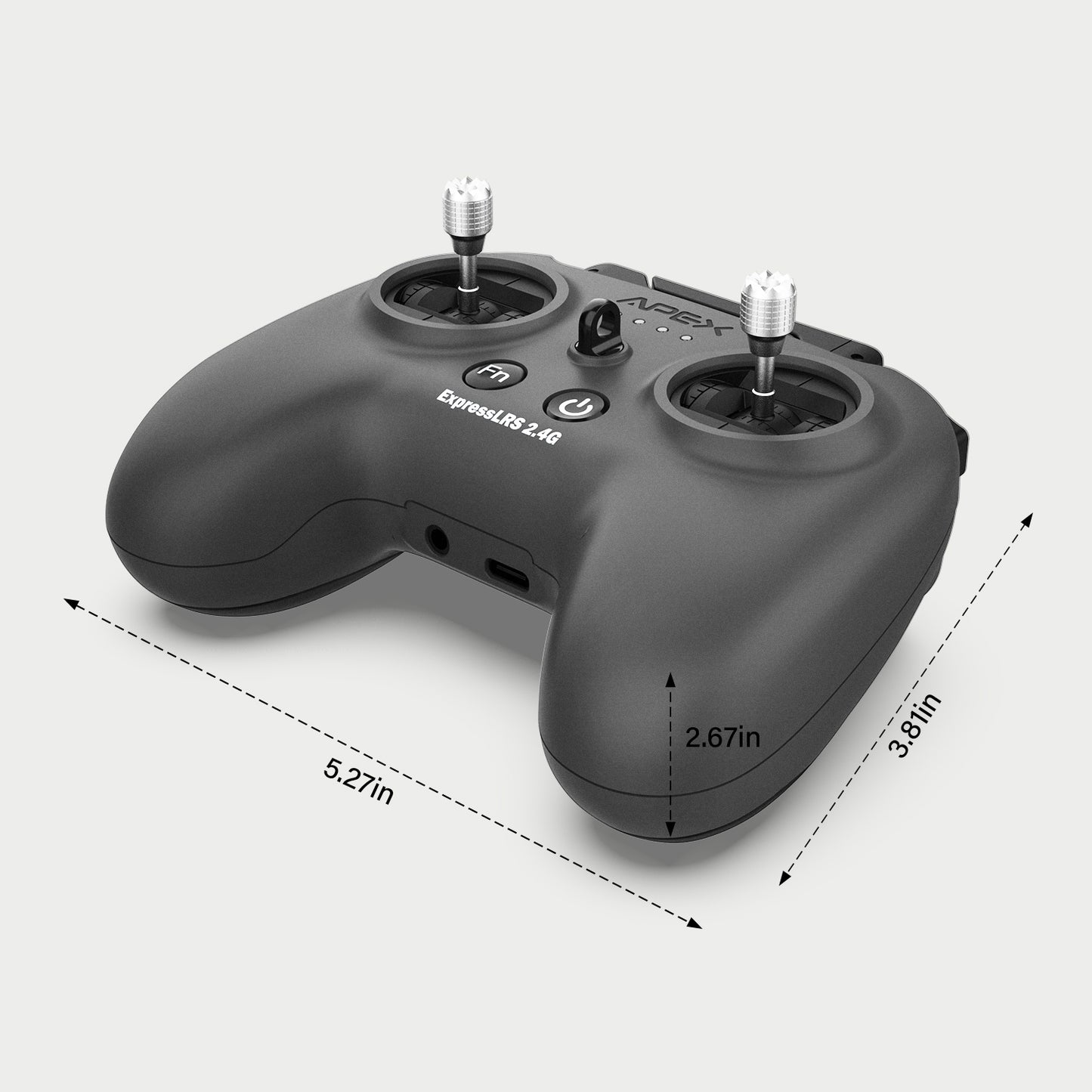 APEX G-129 RC Radio Transmitter Controller for FPV Racing Drone,with VR70 Mode and Elrs 2.4G Mode,Supports FPV Simulators,Suitable for FPV Beginners