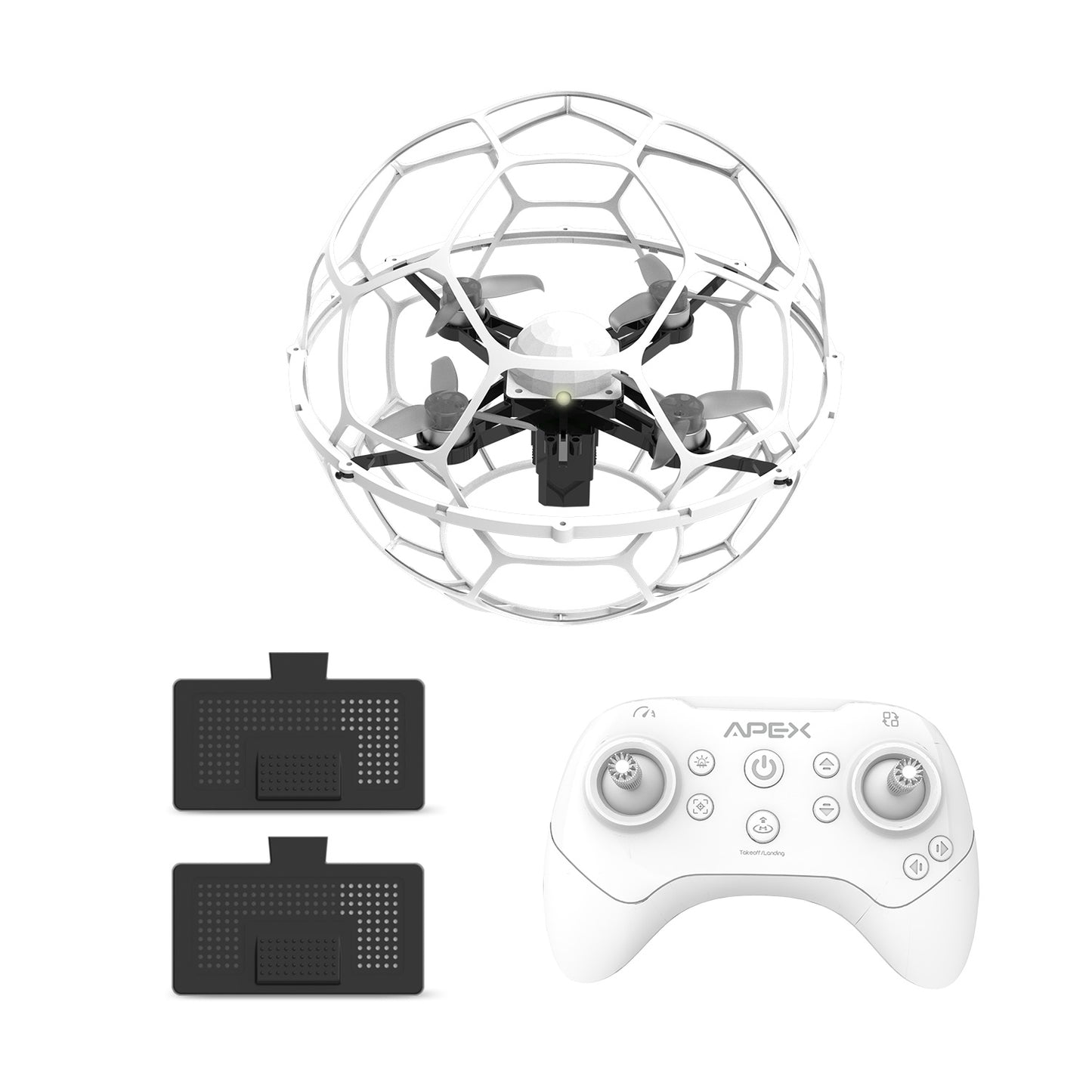 X116 Soccer Drone RC Quadcopter Drone with Lights Flying Ball Drone for Kids