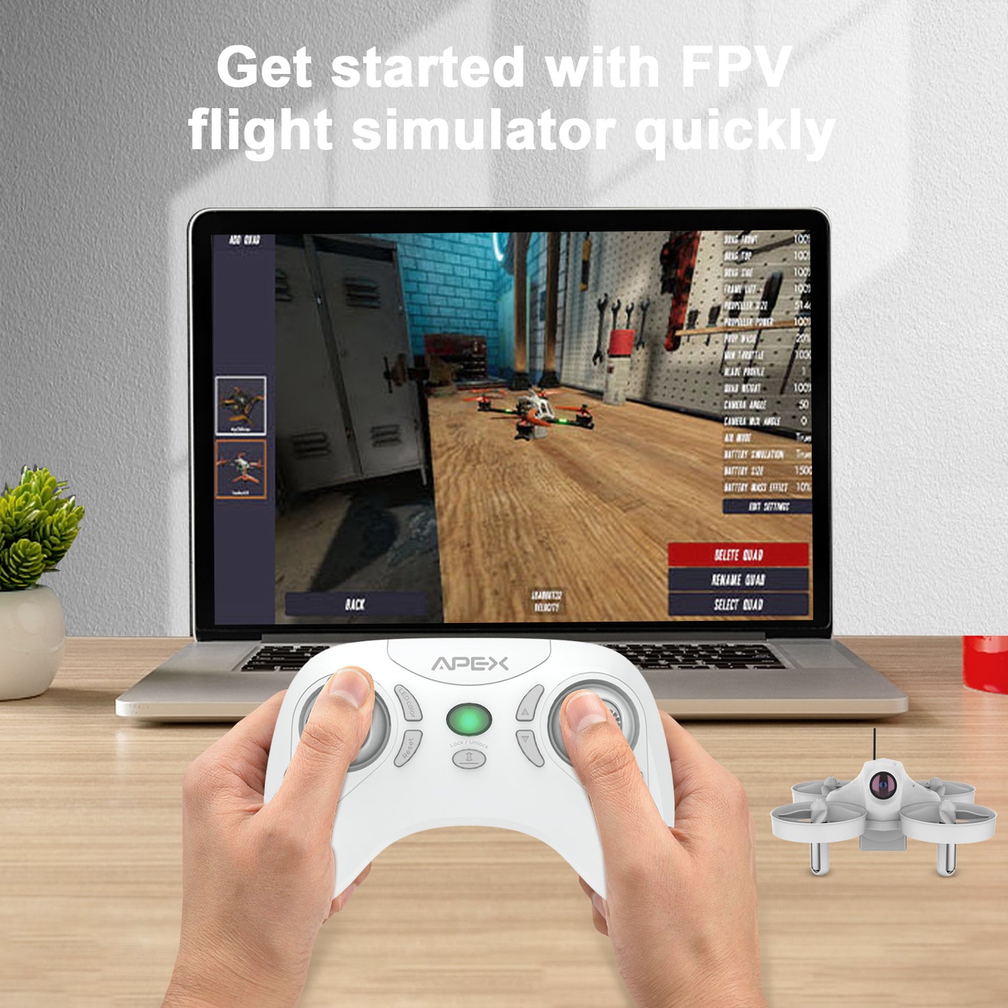 APEX VR70 2.0  FPV Racing Drone with Head Tracking Mode